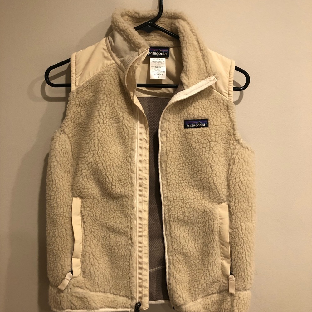 Patagonia Retro X women’s vest Beige Sherpa small